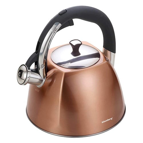 copper whistling kettle