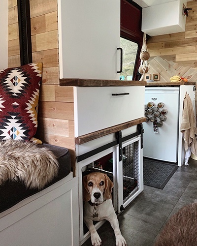 Camper Van Build: Van Dog Bed