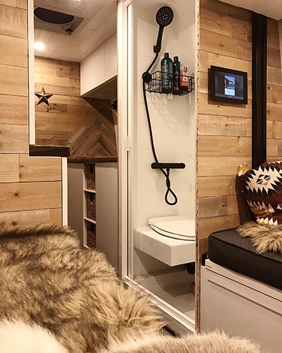 Our Sprinter Van Bathroom