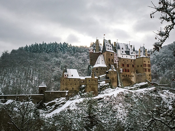 Wild Camping in Germany: Burg Eltz Castle