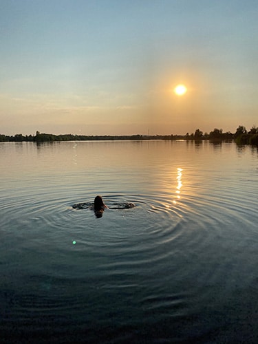 Wild Camping in Germany: Groninger See