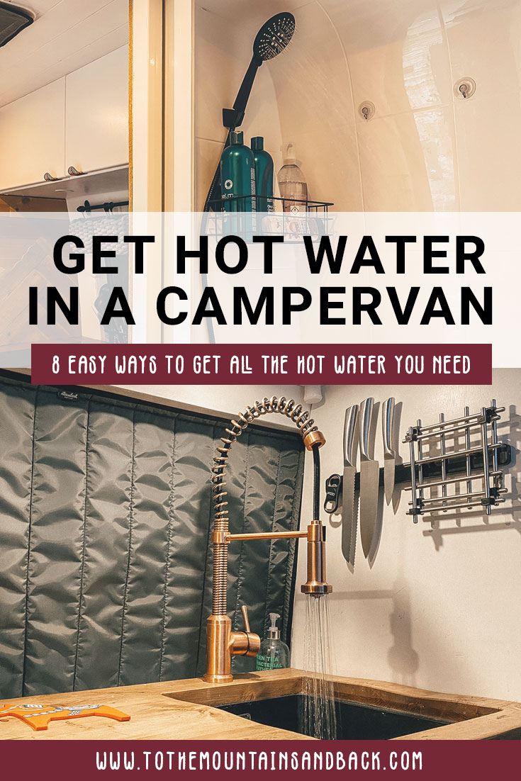 Pin how to get hot water in a campervan