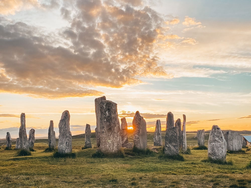 Callanish Stones at sunset